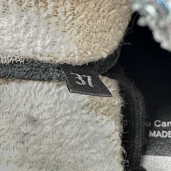 Womens 7 (EU 37) P448 Fantasy Glitter Croc Black Embossed High Top Sneakers - Picture 8 of 8